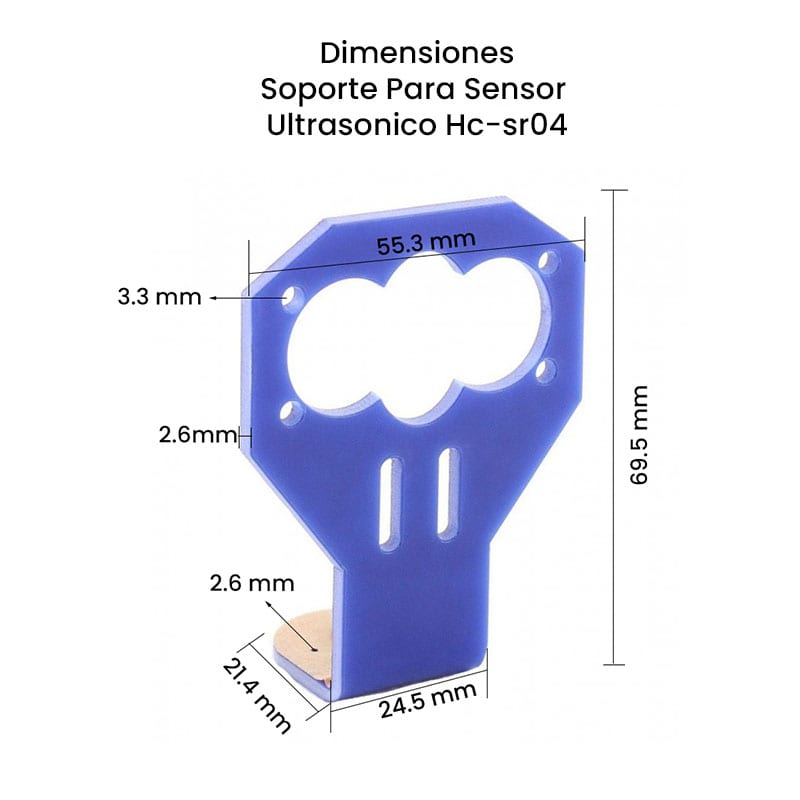 Soporte Sensor Ultrasónico